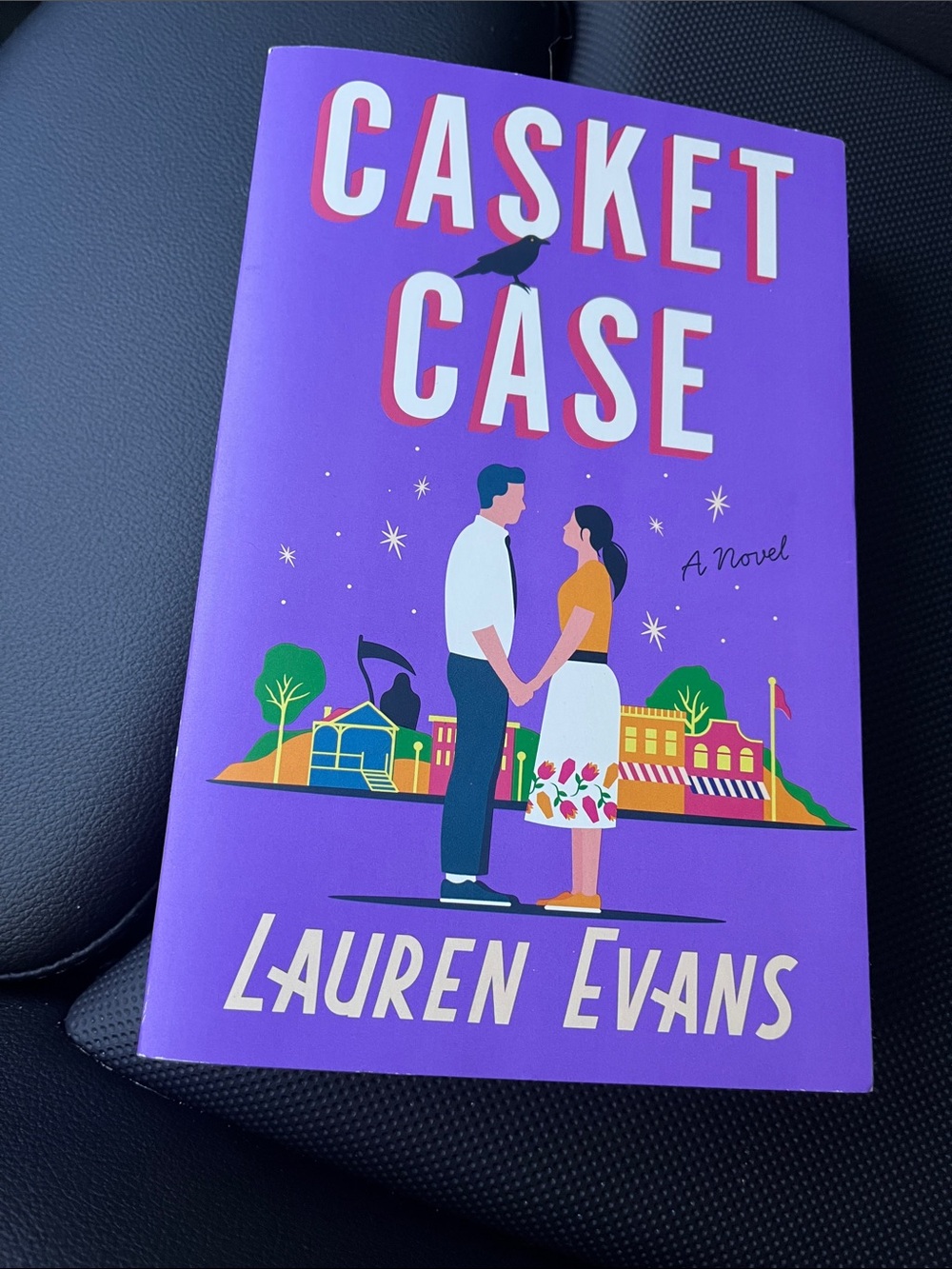 Casket Case by Lauren Evans - Purple Paperback Novel